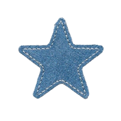 sticker estrella azul